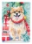 Christmas Pomeranian Flag