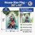 Snow Christmas Chocolate Lab House Flag
