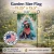 Snow Christmas Chocolate Lab Garden Flag