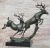 Bronze Running Deer Statue