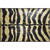 Faux Tiger Print Shag Area Rug