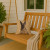 Rustic Gold German Shepherd Throw Pillow - Indoor/Outdoor