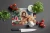 Cozy Christmas Cocker Spaniel Glass Cutting Board