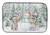 Christmas Cocker Spaniel Dog Dish Drying Mat