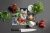 Cozy Christmas French Bulldog Glass Cutting Board