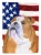 Patriotic Bulldog Flag