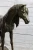 Bronze Horse Mare Sculpture on Marble Base - Mene