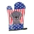 Patriotic Weimaraner Oven Mitt