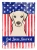 Patriotic Yellow Lab Garden Flag