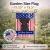 Patriotic Black Lab Garden Flag