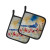 Blossom Blue Jay Potholder - Set of 2