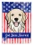 Patriotic Golden Retriever Flag