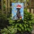 Christmas Black Lab Garden Flag