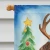 Holiday Reindeer Chocolate Lab House Flag