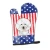Patriotic Bichon Oven Mitt