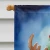 Holiday Reindeer Dachshund House Flag
