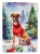 Christmas Boxer Dog Flag
