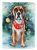 Christmas Boxer Dog Flag
