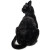 Black Cat Plush Toy - Large