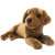 Chocolate Lab Plush Toy - Lying Down