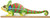 Chameleon Plush Toy