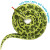 Green Anaconda Plush Toy