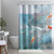 Ocean Koi Fish Shower Curtain