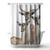 Abstract Deer Family Shower Curtain