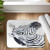 Zebra Portrait Bath Mat
