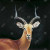 Antelope on Black Bath Mat