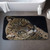 Leopard on Black Bath Mat