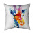 Color Splash Giraffe Throw Pillow