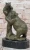 Playful Bear & Cub Bronze Sculpture on Marble Base - Original Williams