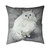 White Persian Cat Pillow