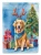 Christmas Golden Retriever Flag