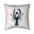 Blue Lobster Throw Pillow