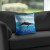 Blue Whale Throw Pillow
