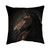 Brown Horse Throw Pillow