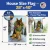 Christmas German Shepherd Flag