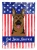 Patriotic German Shepherd Flag