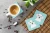 Chic Blue Maltese Coaster Set 