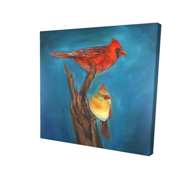 Cardinal Pair Fine Art Print