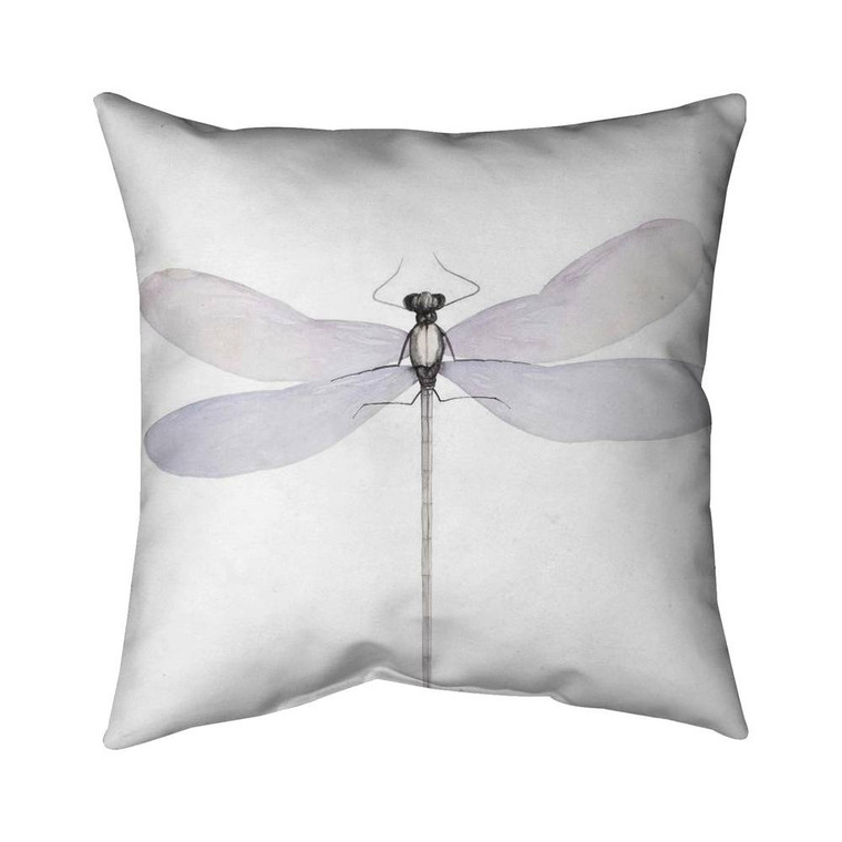 Delicate Dragonfly Throw Pillow