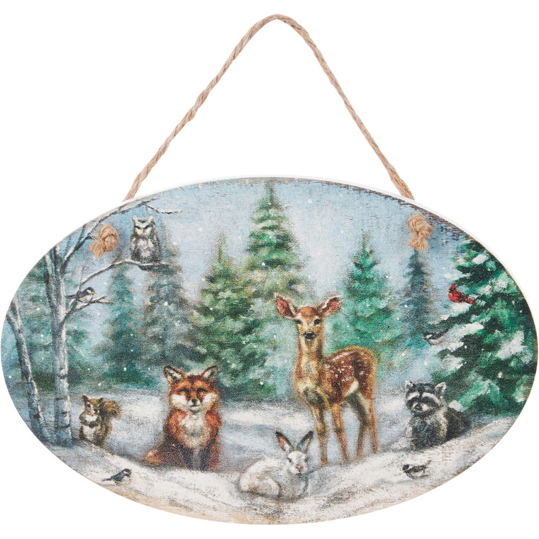 Winter Forest Animals Ornament