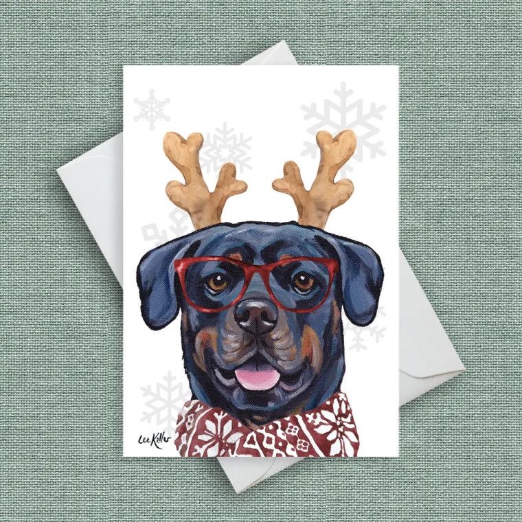 Rottweiler Christmas Cards - Set of 6