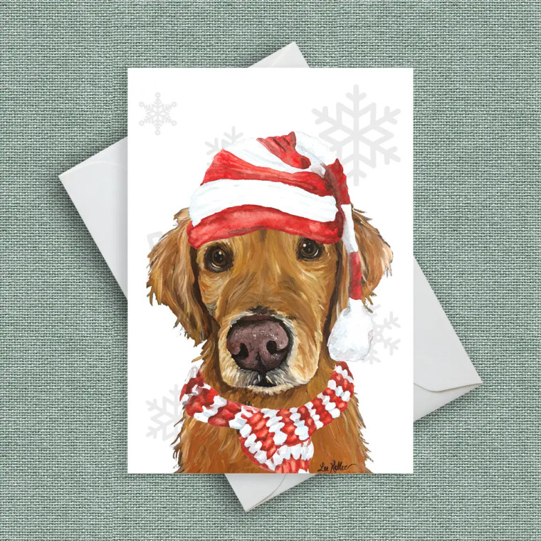 Golden Retriever Christmas Cards - Set of 6