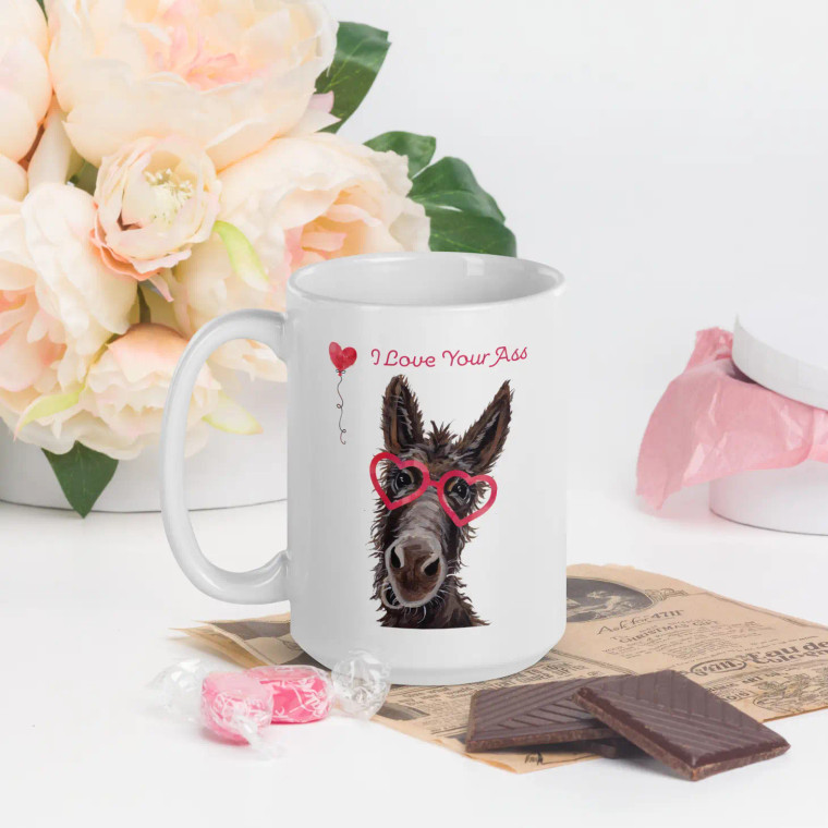 Love Your A$$ - Donkey Valentine Mug