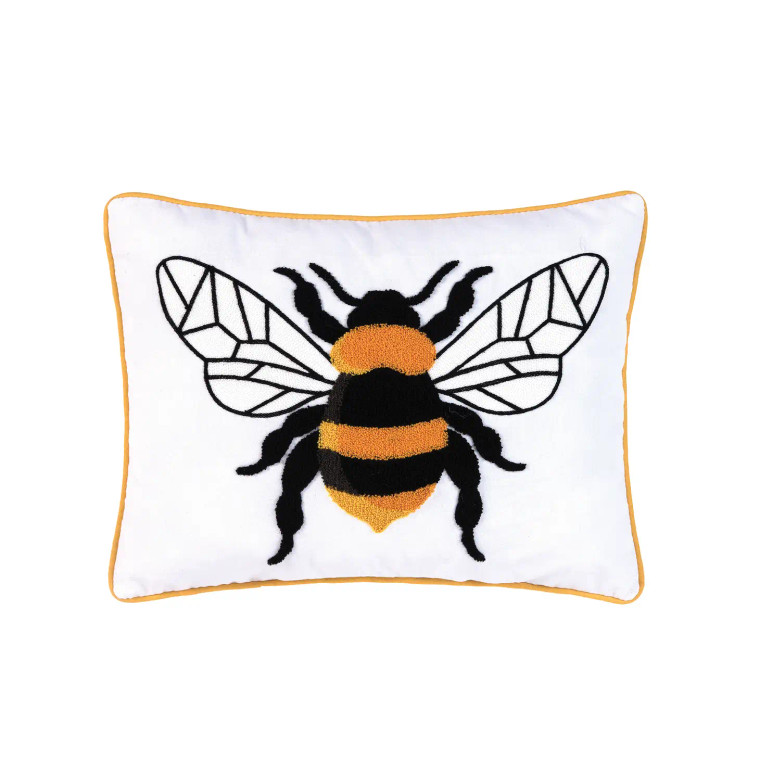 Bumblebee Tufted Pillow