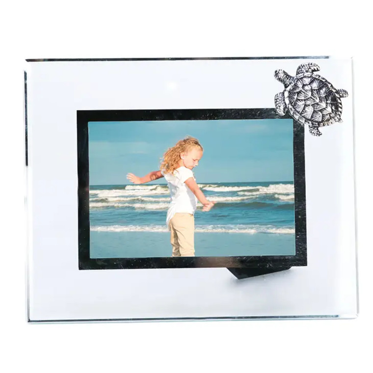 Pewter Sea Turtle Photo Frame