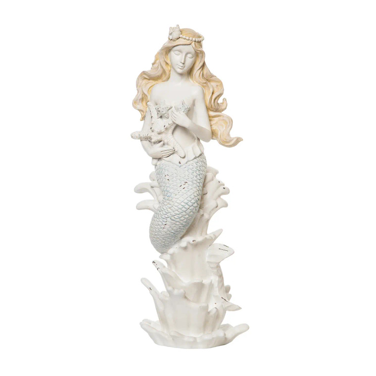 Mermaid w/Starfish Figurine